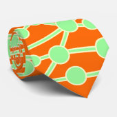 多くの道路IIミントグリーンとクリームのオレンジ ネクタイ (ロール)