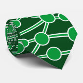 多くの道路II緑、ダークグリーン上の白00471 ネクタイ (ロール)
