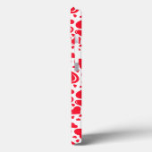 多くの違う赤いハートバレンタインデー Case-Mate iPhoneケース (裏面 / 左)