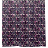 多くの銀河系猫パターン シャワーカーテン (正面)