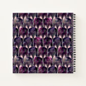 多くの銀河系猫パターン ノートブック (裏面)