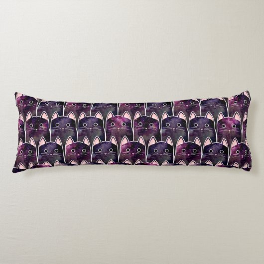 多くの銀河系猫パターン ボディピロー (正面)