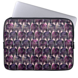 多くの銀河系猫パターン ラップトップスリーブ
