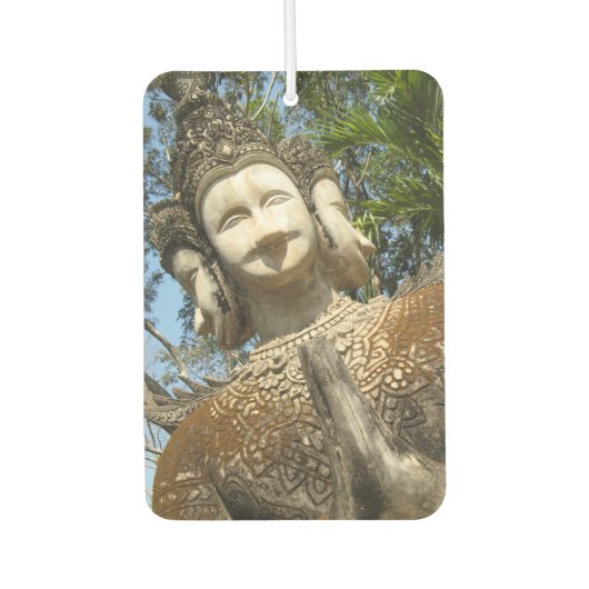 多くの顔ワイ…タイ，イサーン，ノングカイ カーエアーフレッシュナー (正面)