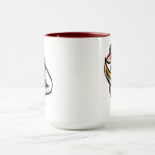 多くの顔(錯視) マグカップ (中央)