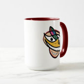 多くの顔（錯視） マグカップ (正面右)