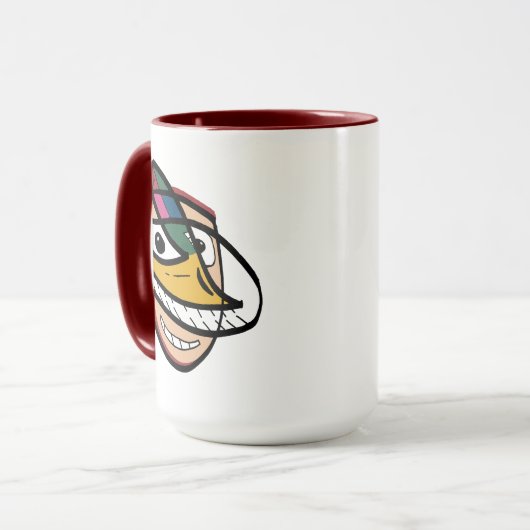 多くの顔（錯視） マグカップ (正面左)