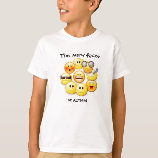 多くの顔 Tシャツ