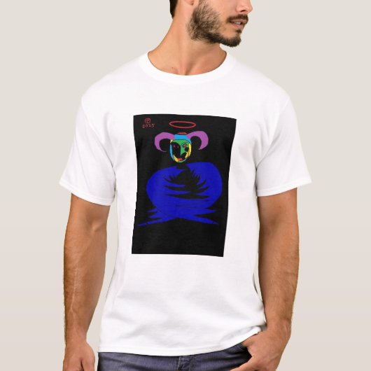 多くの顔 Tシャツ (正面)