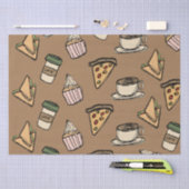 多くの食物 薄葉紙 (クラフト)