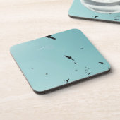 多くの鳥とコントレイル コースター (左側)