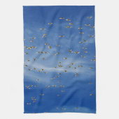 多くの鳥 キッチンタオル (縦)