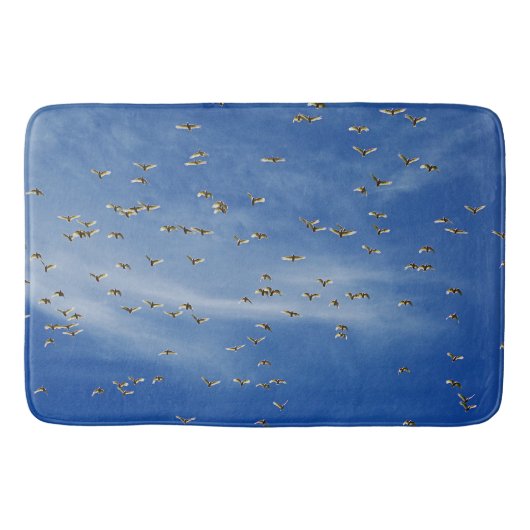 多くの鳥 バスマット (正面)