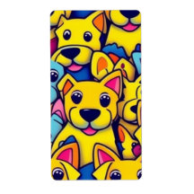 多くの黄色い犬は幸せな犬