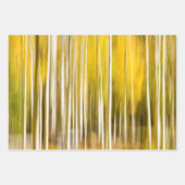 多くの《植物》アスペンの木 ラッピングペーパーシート (正面3)