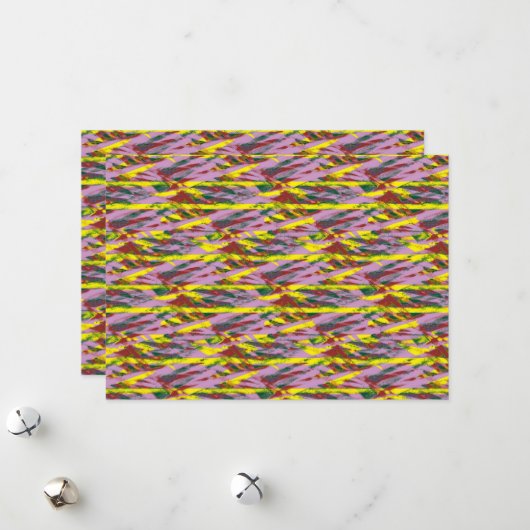 多くのcoを持つ非常にカラフルのパター違うン シーズンカード (正面/裏面インサイチュ)