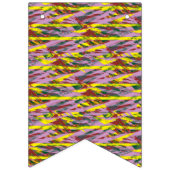 多くのcoを持つ非常にカラフルのパター違うン バンティングフラッグ (第3の旗)