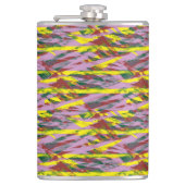 多くのcoを持つ非常にカラフルのパター違うン フラスク (正面)