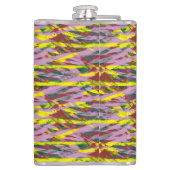 多くのcoを持つ非常にカラフルのパター違うン フラスク (裏面)