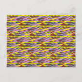 多くのcoを持つ非常にカラフルのパター違うン ポストカード (正面)