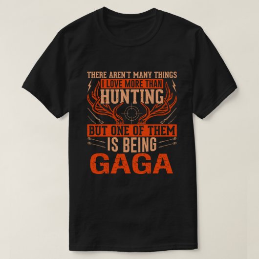 多くはない事物狩りガガシカ狩り Tシャツ (デザイン正面)