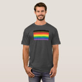 多くはより多くのプライドの虹カスタマイズ可能なLGBTを着色します Tシャツ (正面フル)