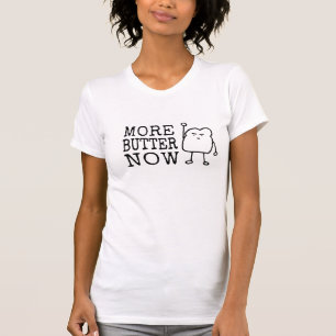 多くは今はかわいくおもしろいなパンのキャブレターのグルテンにバター Tシャツ
