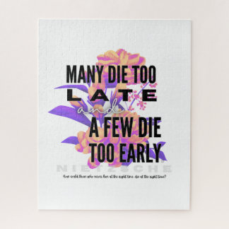 多くは死ぬが早すぎる。ニーチェ ジグソーパズル