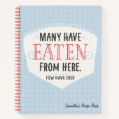 多くは食べこのレシピ ノートブック (正面)