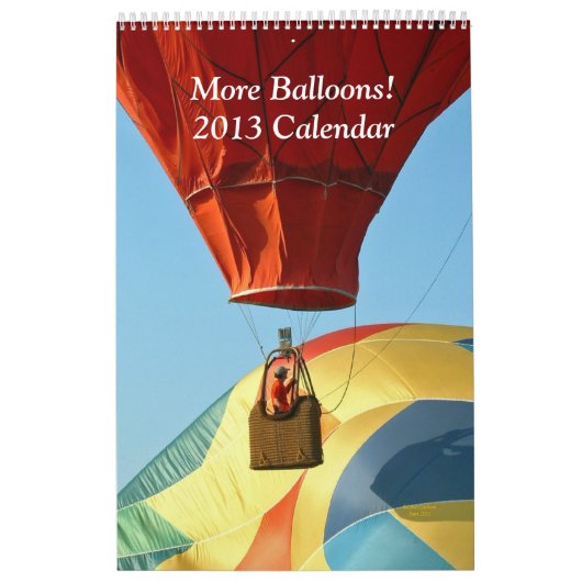 多くは2013カレンダーを風船のようにふくらませます カレンダー (カバー)