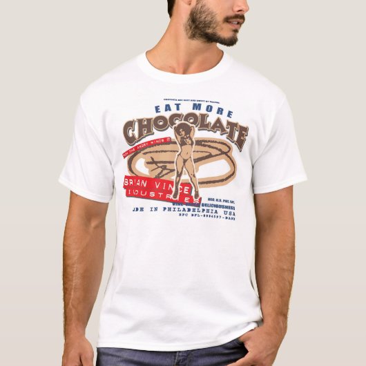 多くを2食べて下さい Tシャツ (正面)