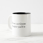 多く格言(マグが)より幸せである ツートーンマグカップ (正面左)