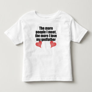 多くI愛私の教父 トドラーTシャツ