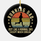 多ランニングくを除いた正常なパパと同じパパ セラミックオーナメント (裏面)