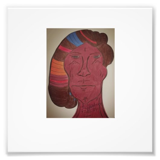 多人種美術写真の拡大 フォトプリント            (正面)