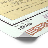 多保湖地図（1987年） ポスター (角)