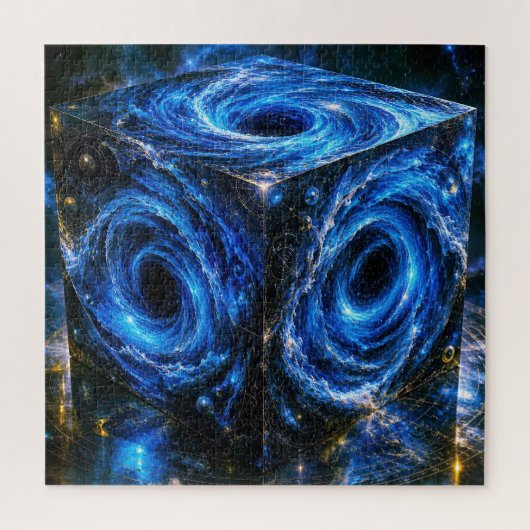 多元宇宙の奥行き - 無限の肖像 ジグソーパズル (縦)