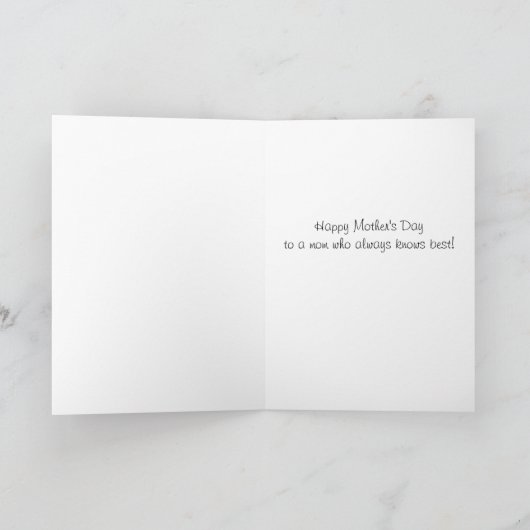 多分お母さんは正しかったです カード (内部)