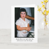 多分お母さんは正しかったです カード (黄色い花)