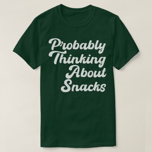 多分お考え菓子に関して Tシャツ (デザイン正面)
