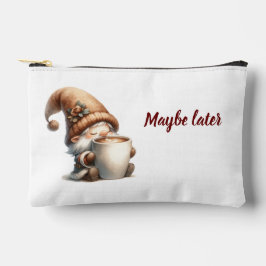 "多分もっと後"幸せな格言飲みコーヒー アクセサリーポーチ