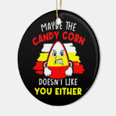 多分キャンディーコーンは、お前も嫌いかもしれない セラミックオーナメント (左)