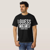 多分ゲイじゃない新郎の仲間たち Tシャツ (正面フル)