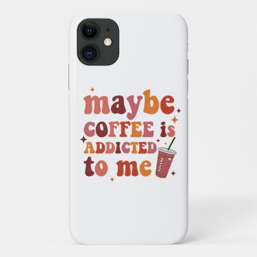 多分コーヒーは私に依存してる服 Case-Mate iPhoneケース (裏面)
