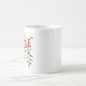 多分ジンギングするだけのクリスマスの引用 コーヒーマグカップ (中央)