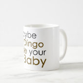 多分ディンゴ食べのベビー コーヒーマグカップ (正面右)