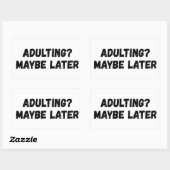 多分後で姦淫 長方形シール (シート)