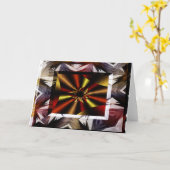 多分挨拶状 カード (黄色い花)