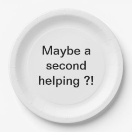 多分救済秒?! ペーパープレート