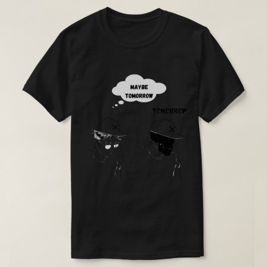 多分明日のステレオ Tシャツ (デザイン正面)